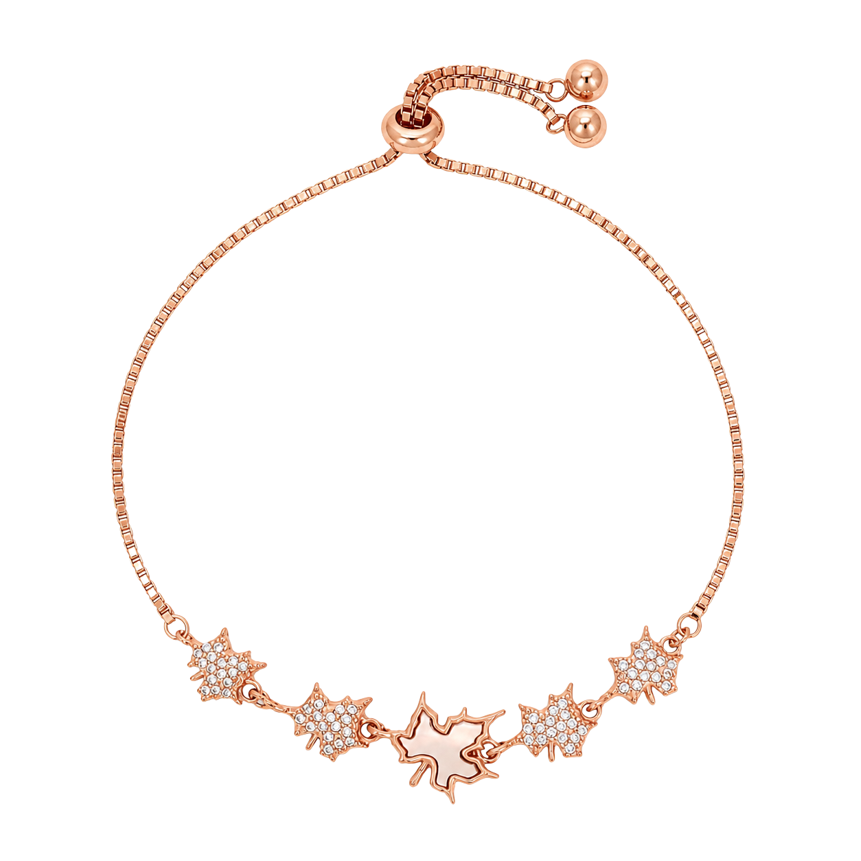 Aurora Maple Leaf Chain Bracelet
