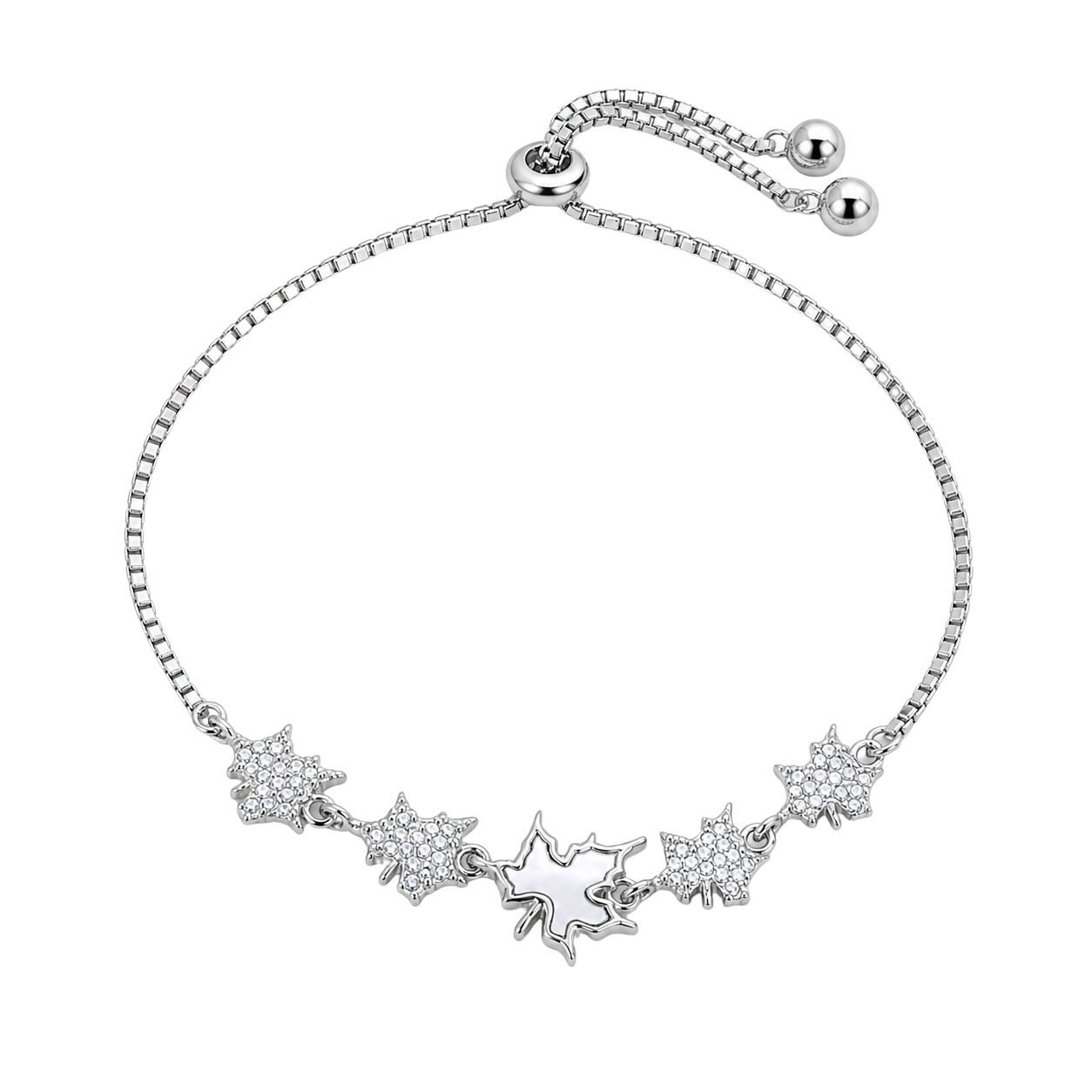 Aurora Maple Leaf Chain Bracelet