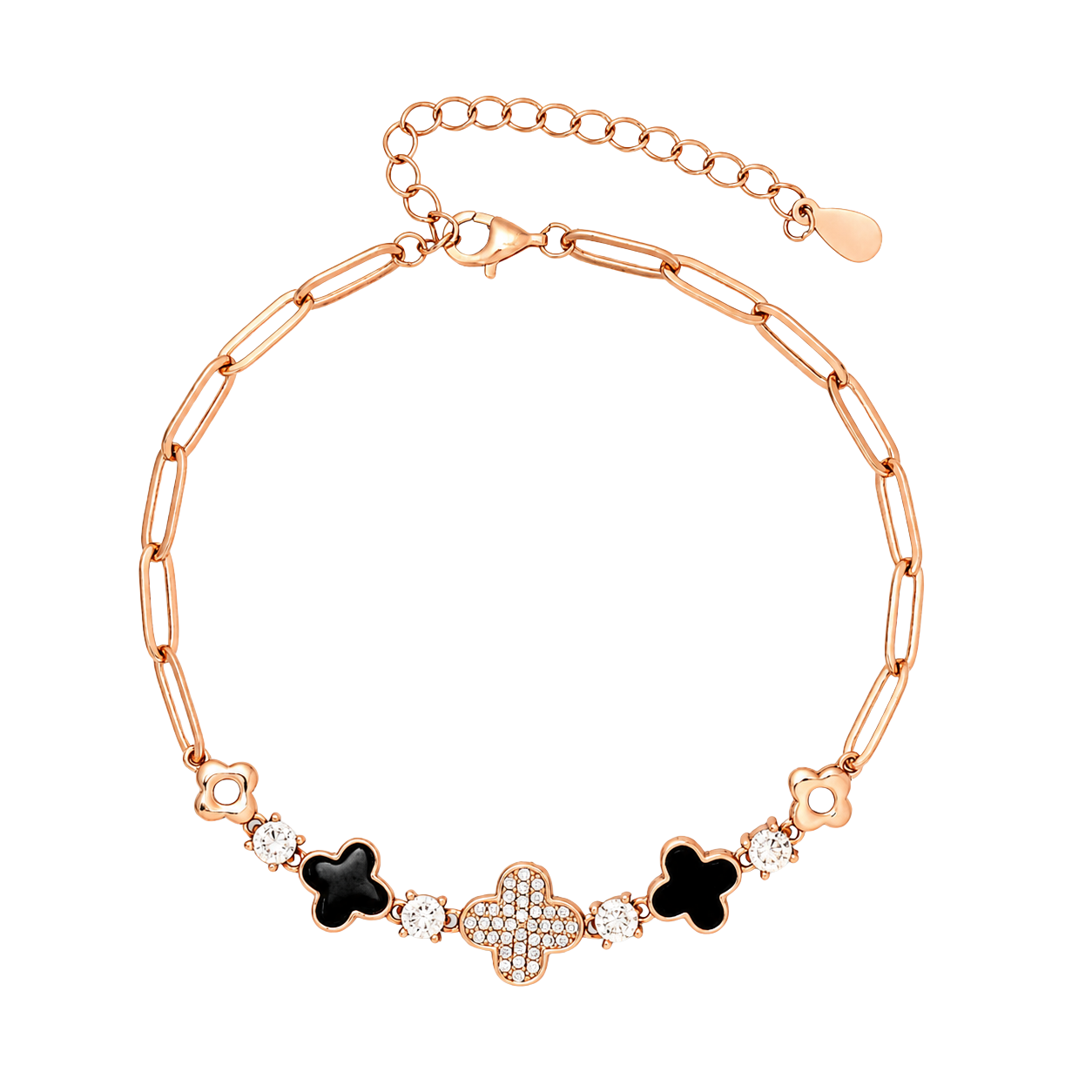 Clover Aurabloom Chain Bracelet