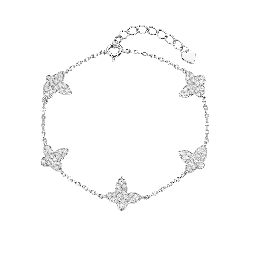 Quirky Butterfly Classic Chain Bracelet