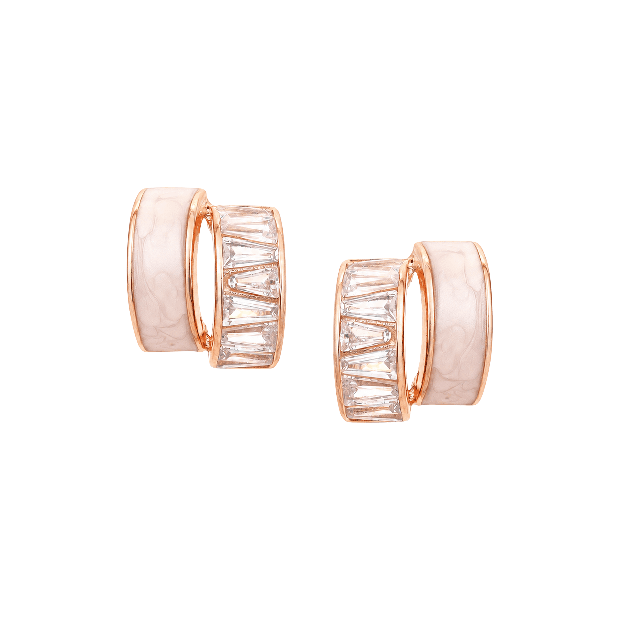 Modern Geometric Hexagon Studs