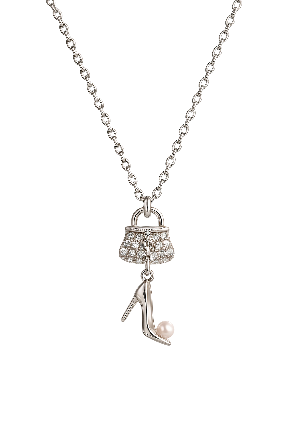 Aura Glamour Bag & Heel Chain Pendant