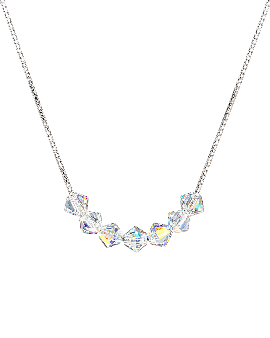 The Prism Arc seven-stone Necklace