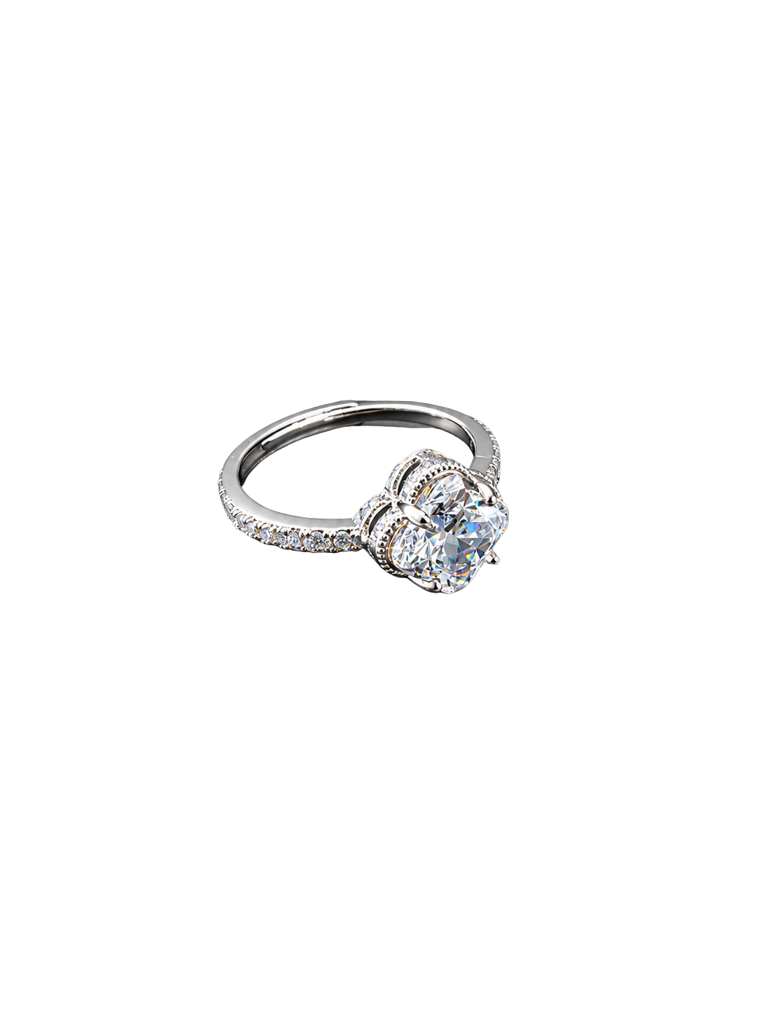 Forever Quatrefoil Engagement Ring