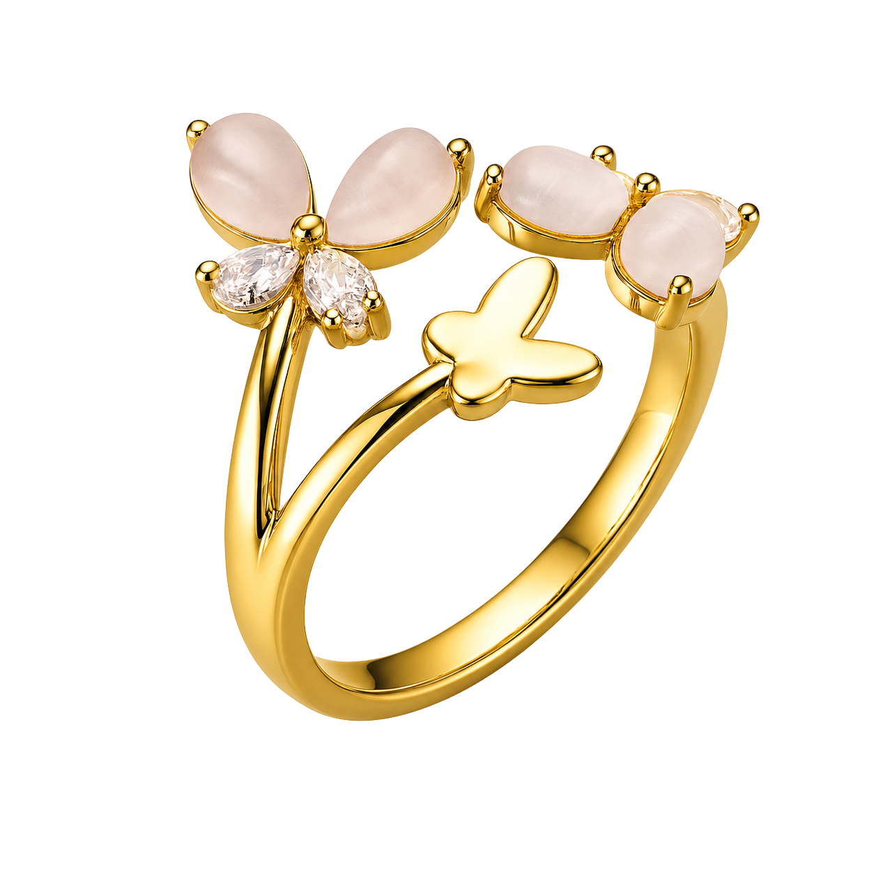 Leafy Branch Wraparound Ring