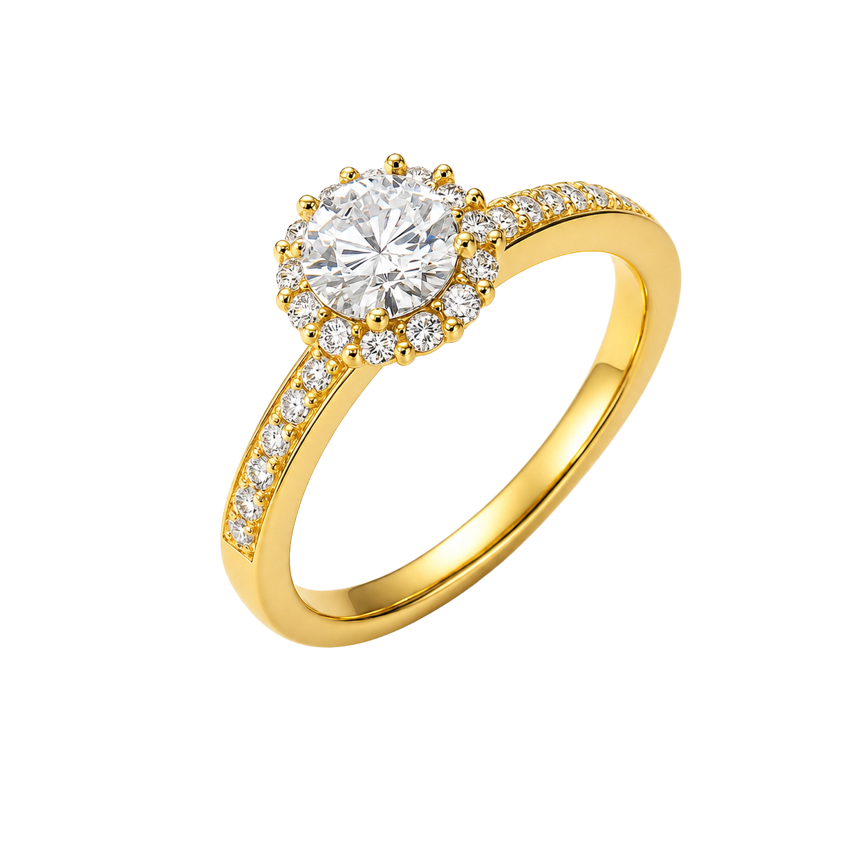 Royal Solitaire Duo Ring