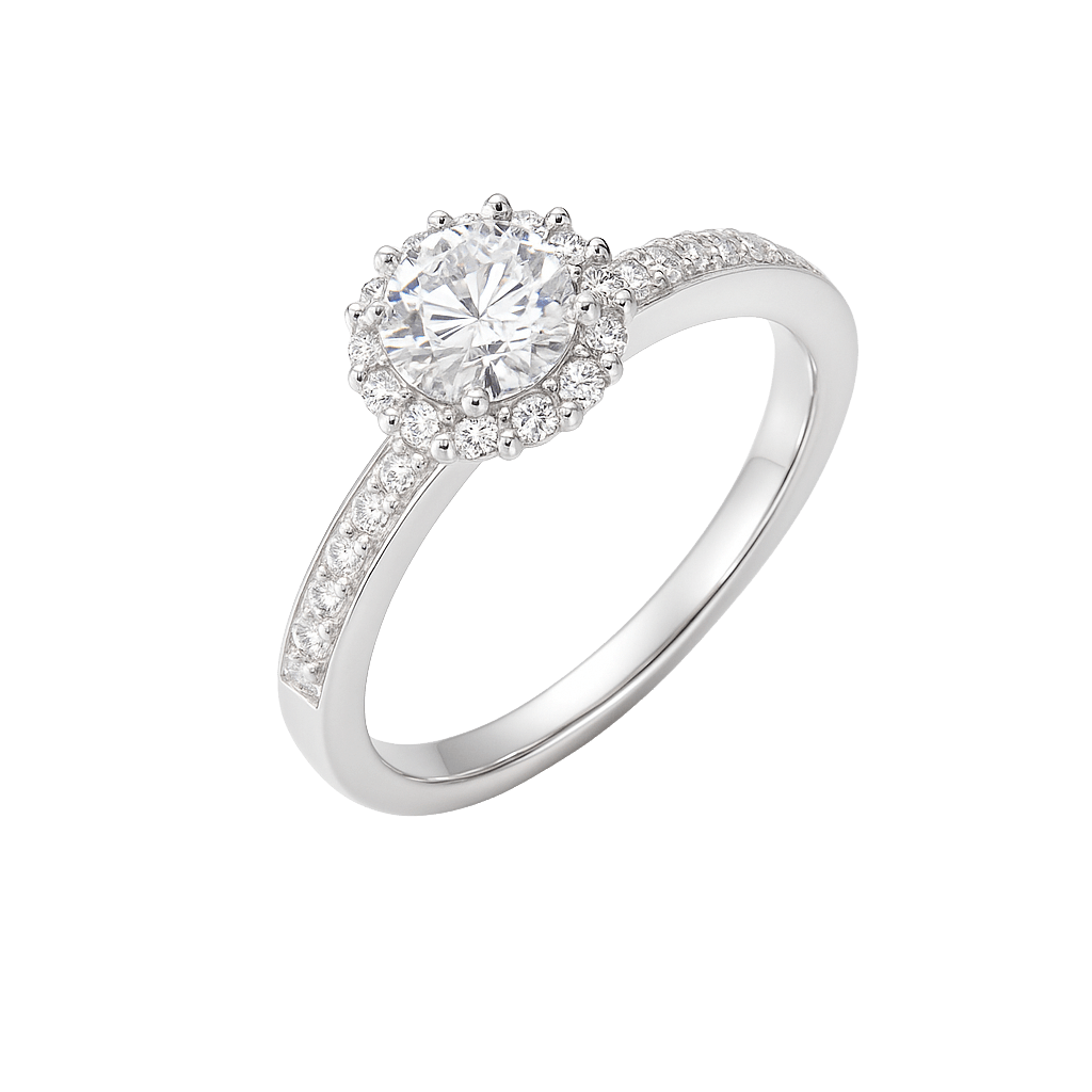 Royal Solitaire Duo Ring