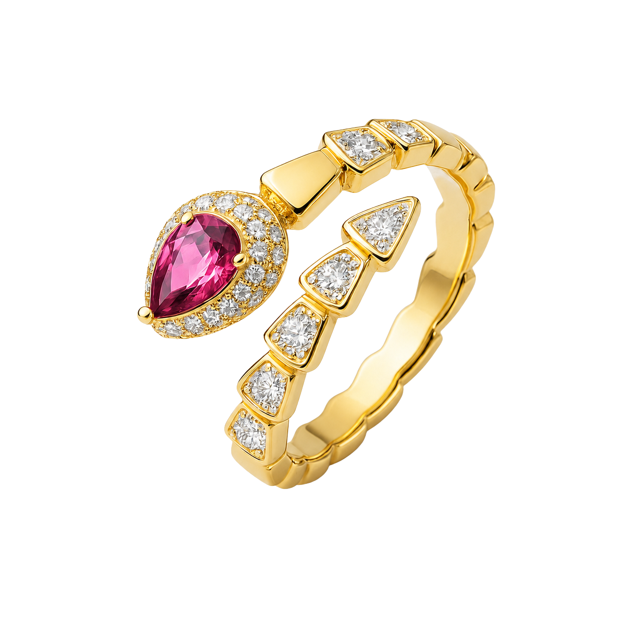 Ruby Red Marquise Cocktail Ring